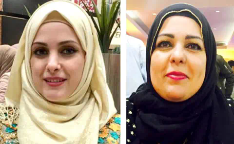 西米德兰兹警察局/PA Raneem Oudeh (l) 和她的母亲 Khaola Saleem (r)